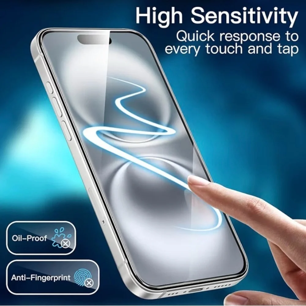 2 Boxes Tempered Glass Screen Protector for iPhone 16 - Clear NIB